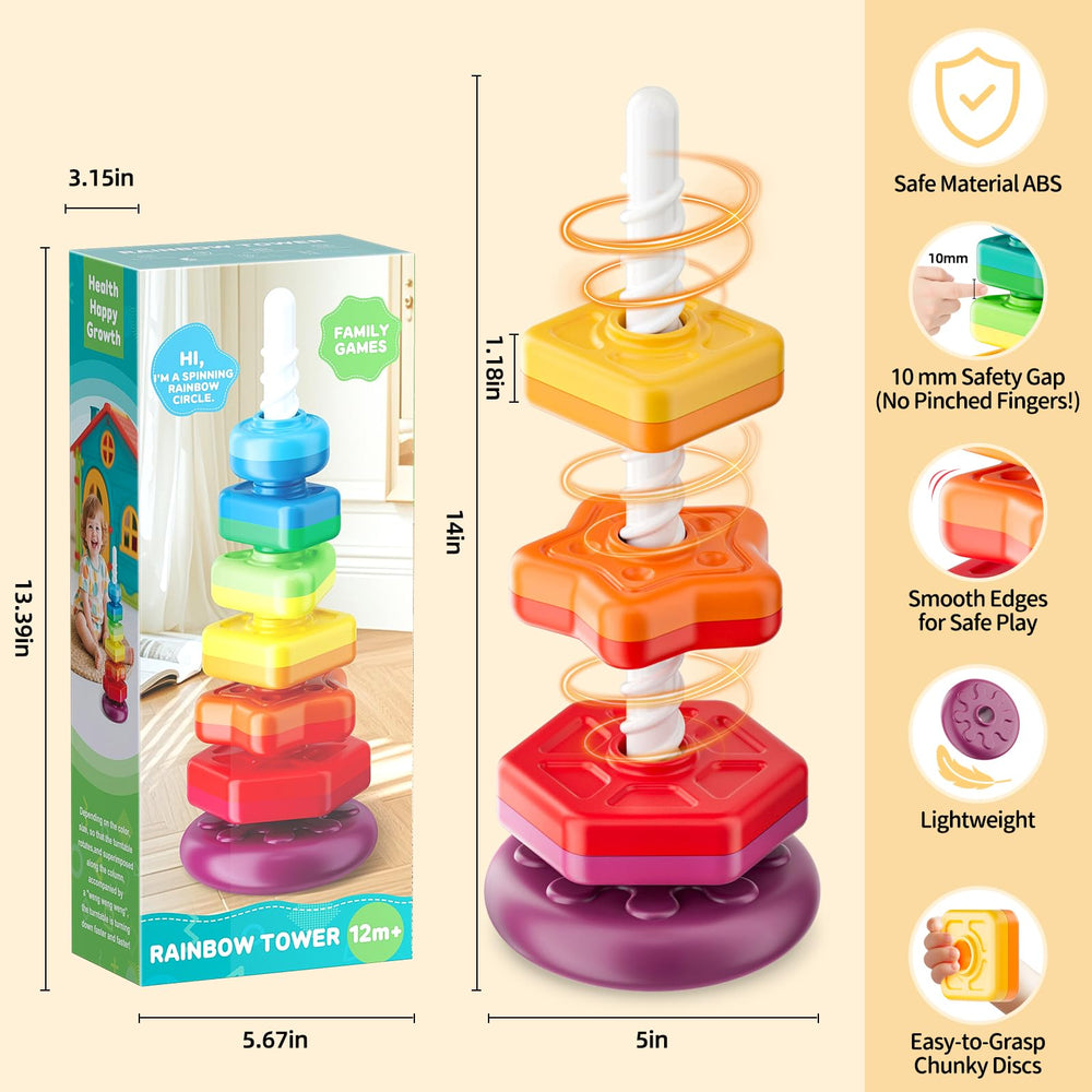 Gigilli colorful ring sequencing play supports early counting and logic.