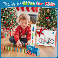 Gigilli domino train toy safe design with rounded edges for ages 3–8
