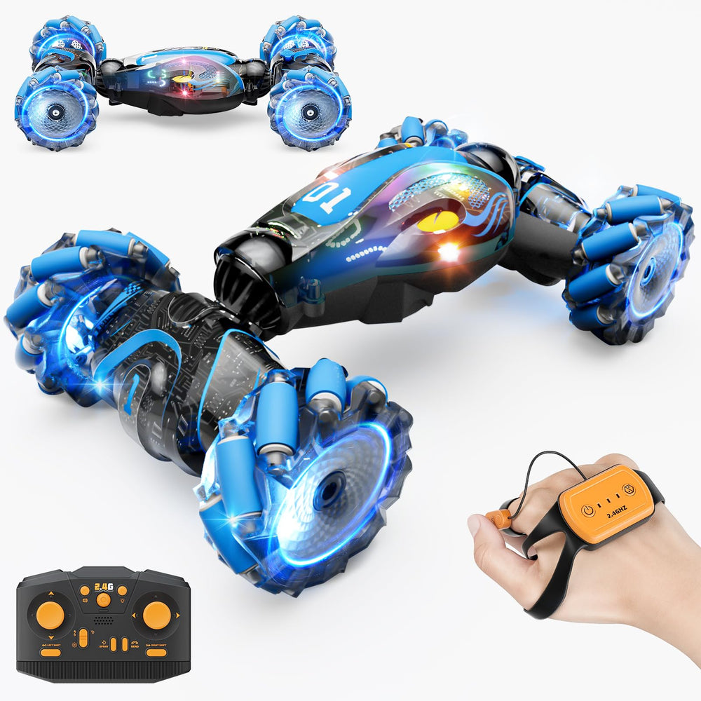 Gigilli gesture-sensing RC stunt car remote control for intuitive play on any surface.