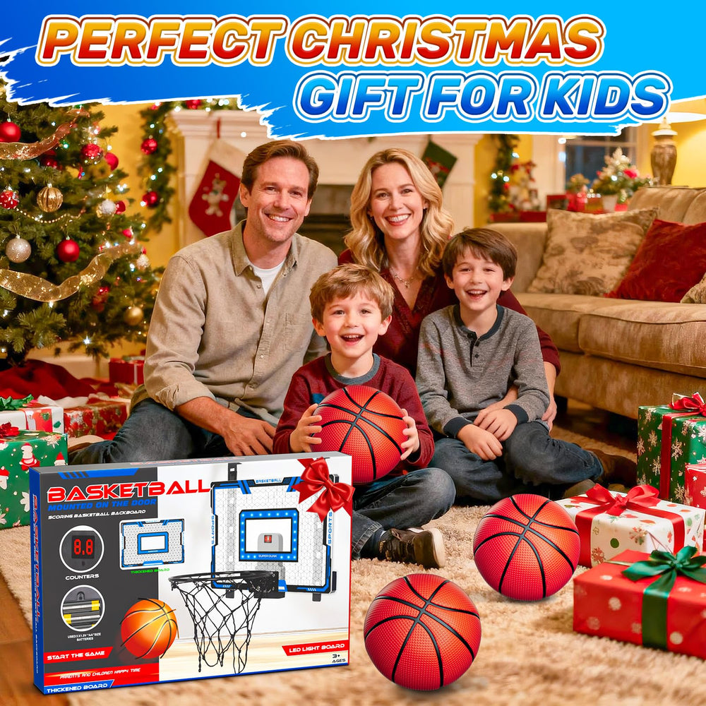 Gigilli indoor basketball hoop LED scoreboard for day or night games