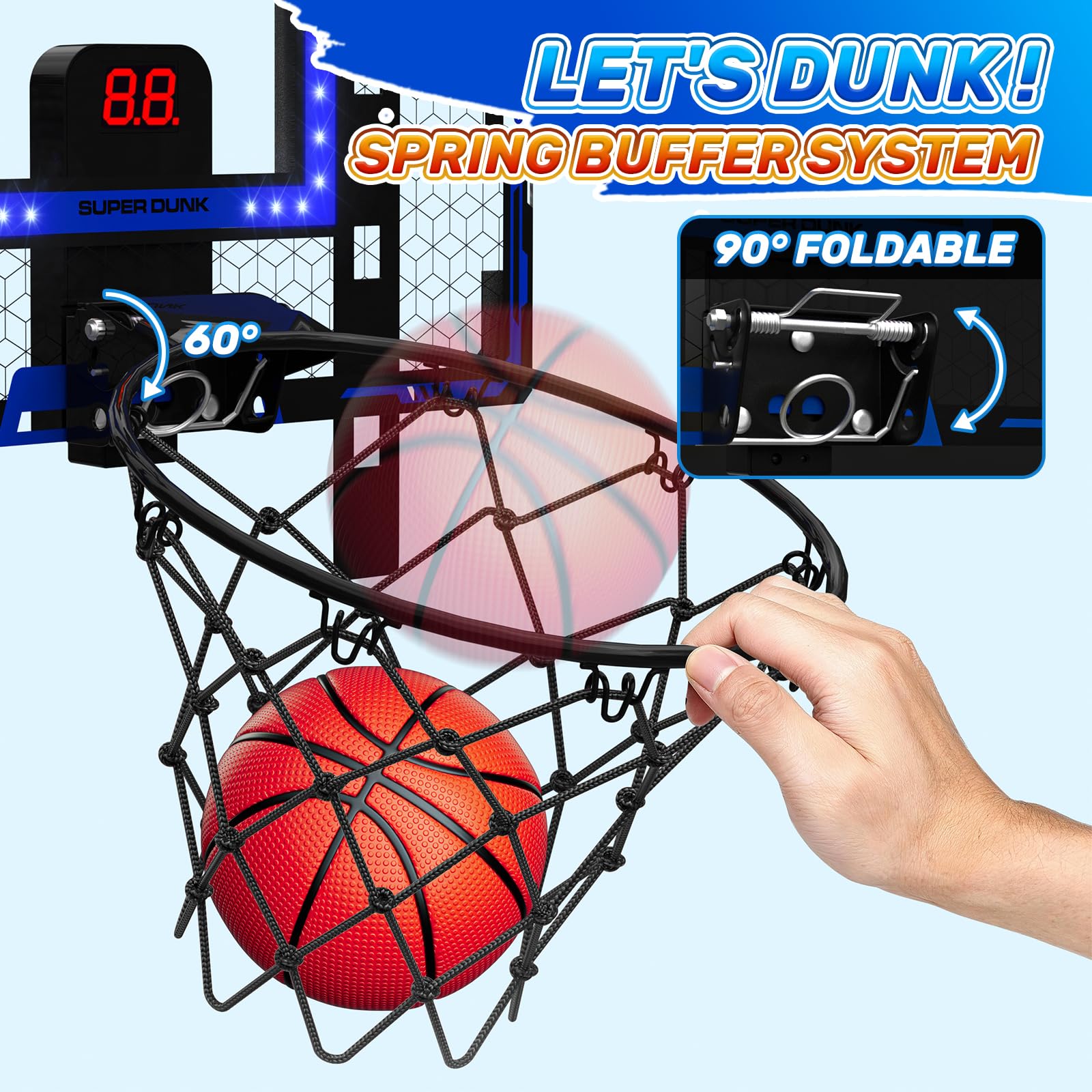 Gigilli LED lights and scoring system for day or night games