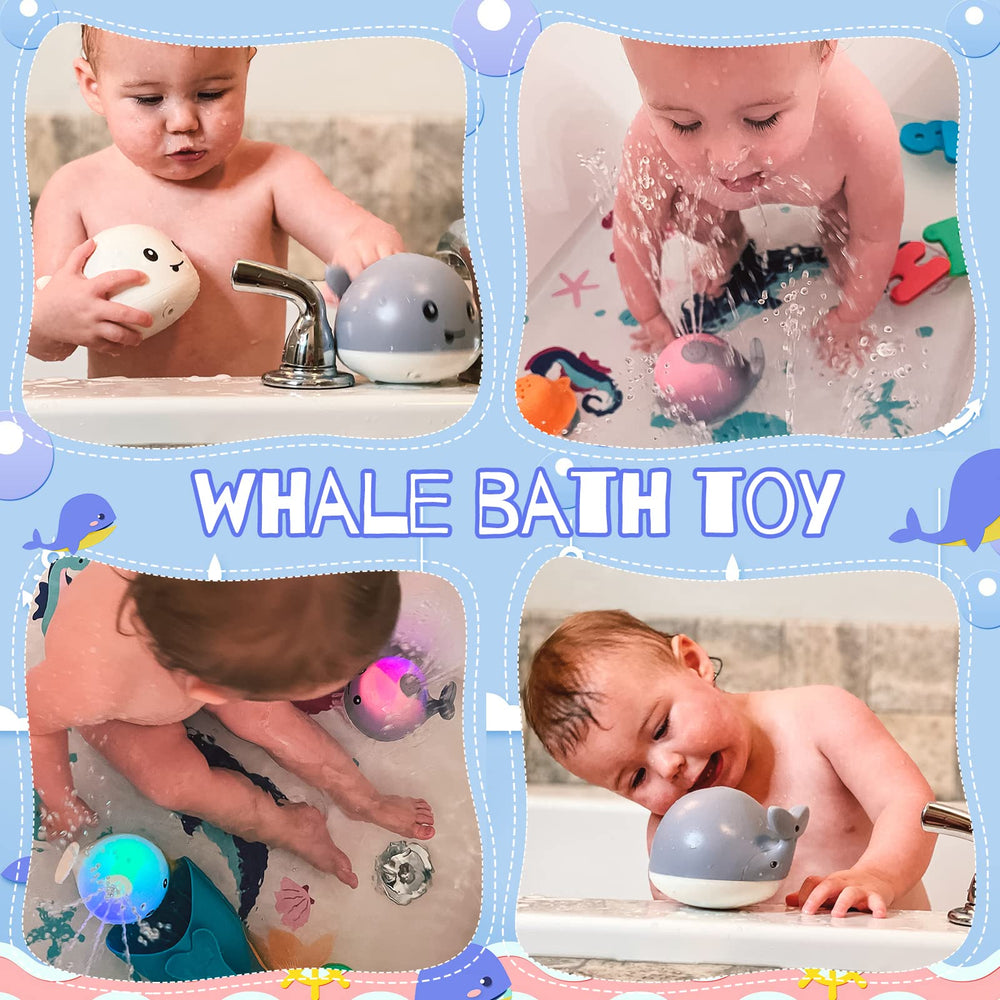 Gigilli toddler bath time toy suitable for ages 1-3 during baths.
