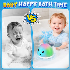 Gigilli Valentine gift for 1-3 year olds, adorable whale bath toy for birthdays.