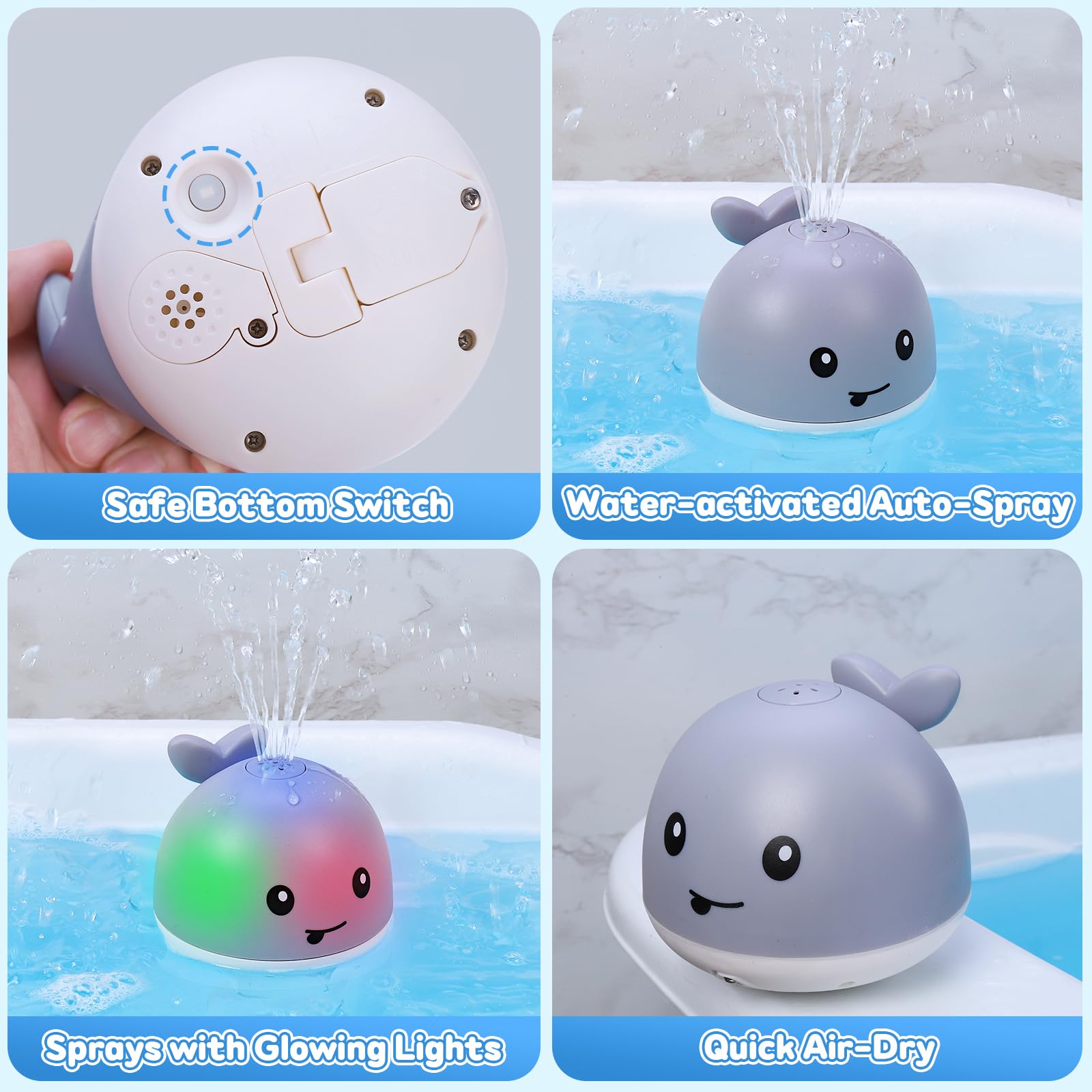 Gigilli double-layer waterproof design protects against splashes.