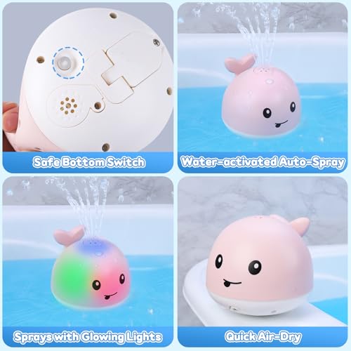 Gigilli whale bath toy gift-ready for holidays and celebrations