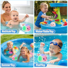 Gigilli whale bath toy used in tub, pool, and beach play