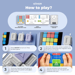 GiiKER Super Slide big square block nears the automatic detection zone