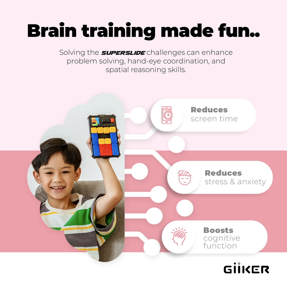 GiiKER Super Slide engages kids and teens as a tactile fidget puzzle