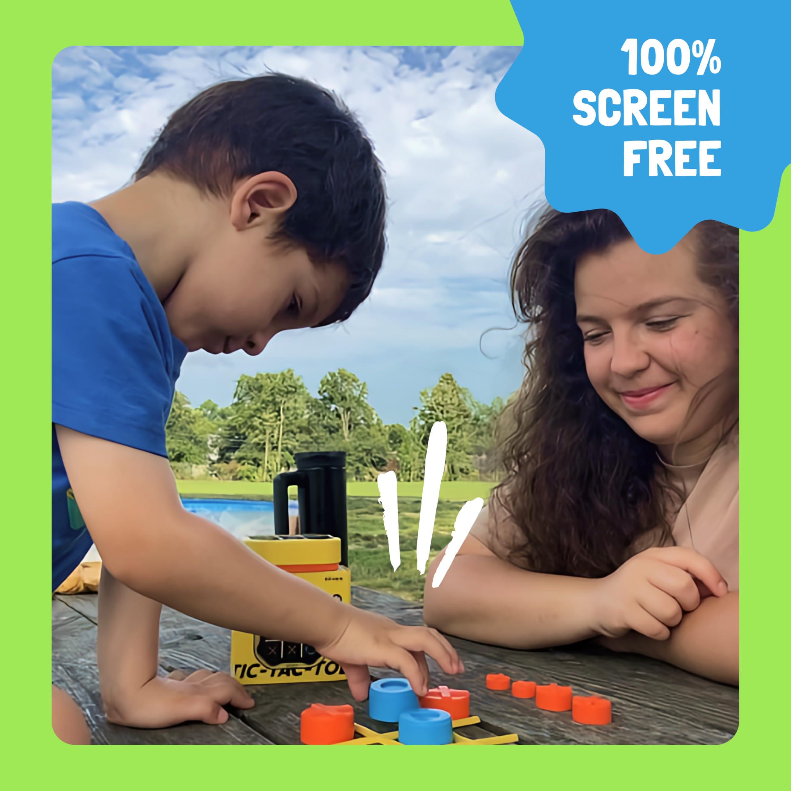 GiiKER Tic Tac Toe Bolt durable non-toxic ABS plastic for lasting play
