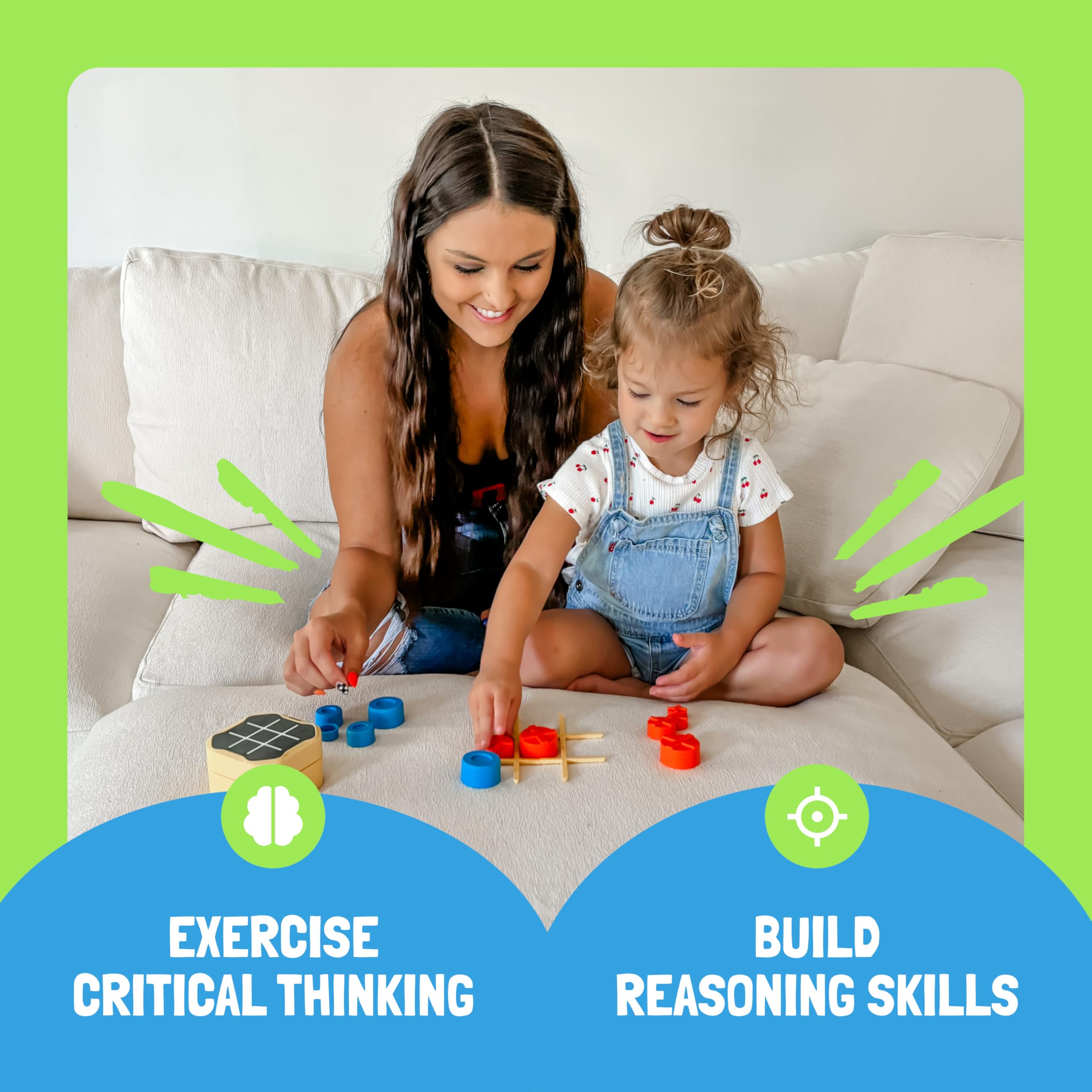 GiiKER Tic Tac Toe Bolt Memory Flash mode testing memory and focus