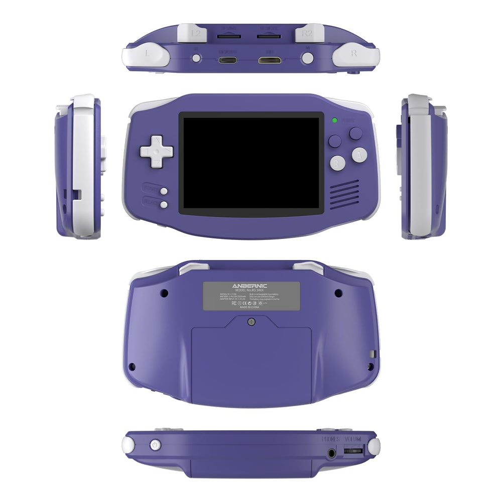 GiipGoop RG34XX ultra-portable pocket-friendly handheld design.