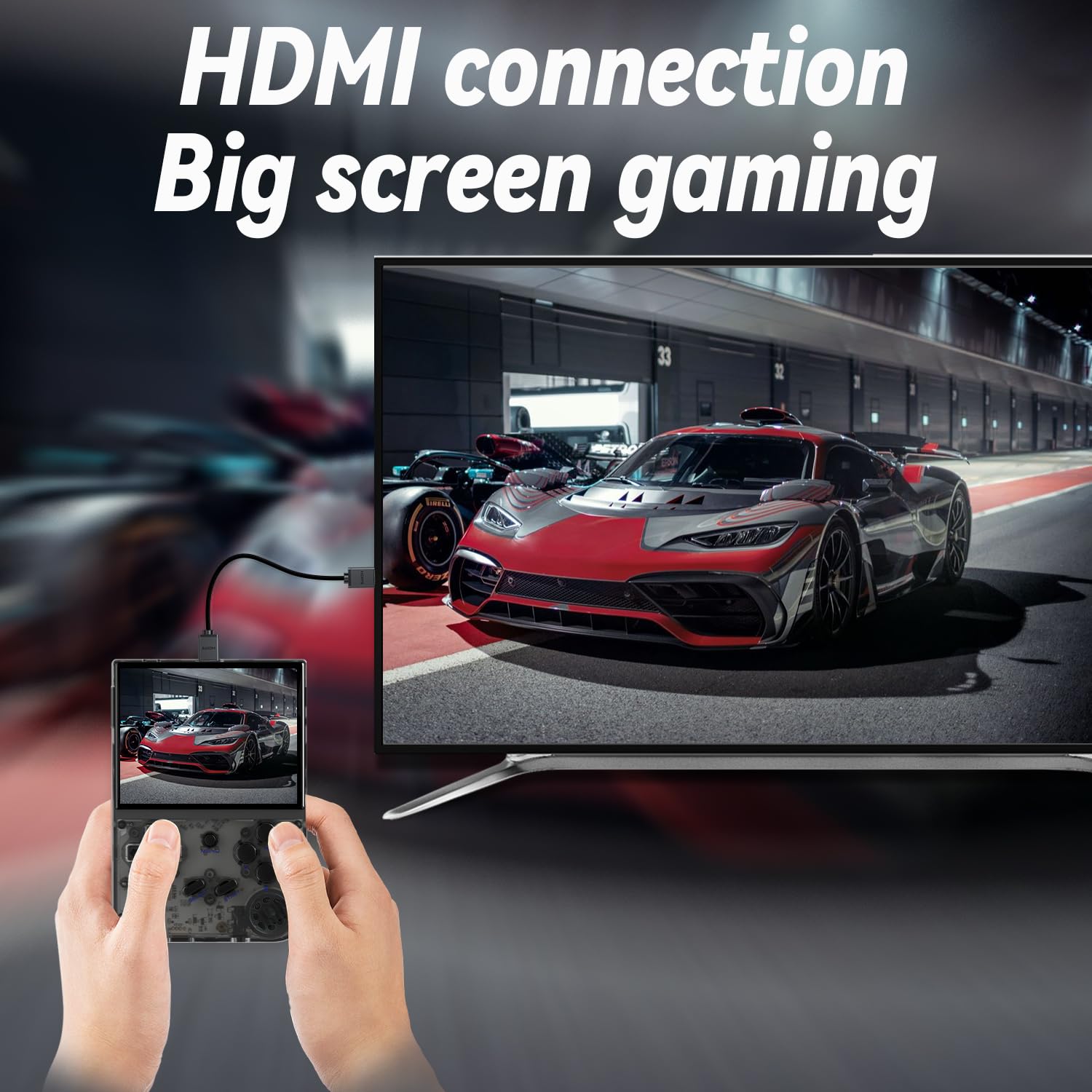 Included accessories: USB-C cable, manual, and screen protector for ready-to-play setup