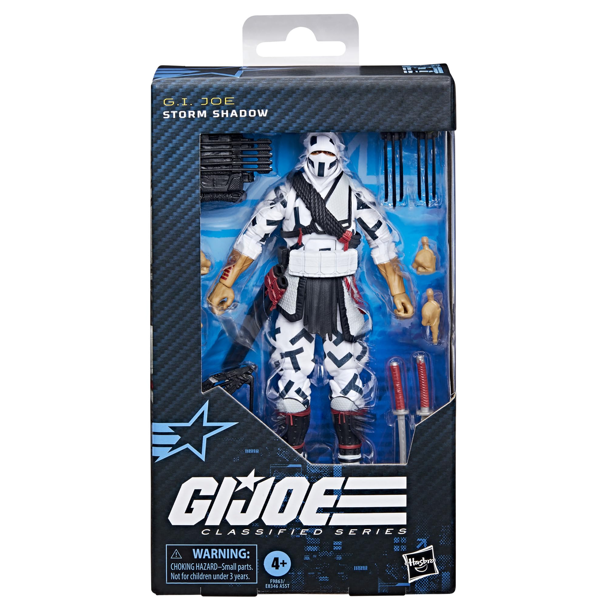 G.I. Joe Storm Shadow accessory pack enhances collectible playability.