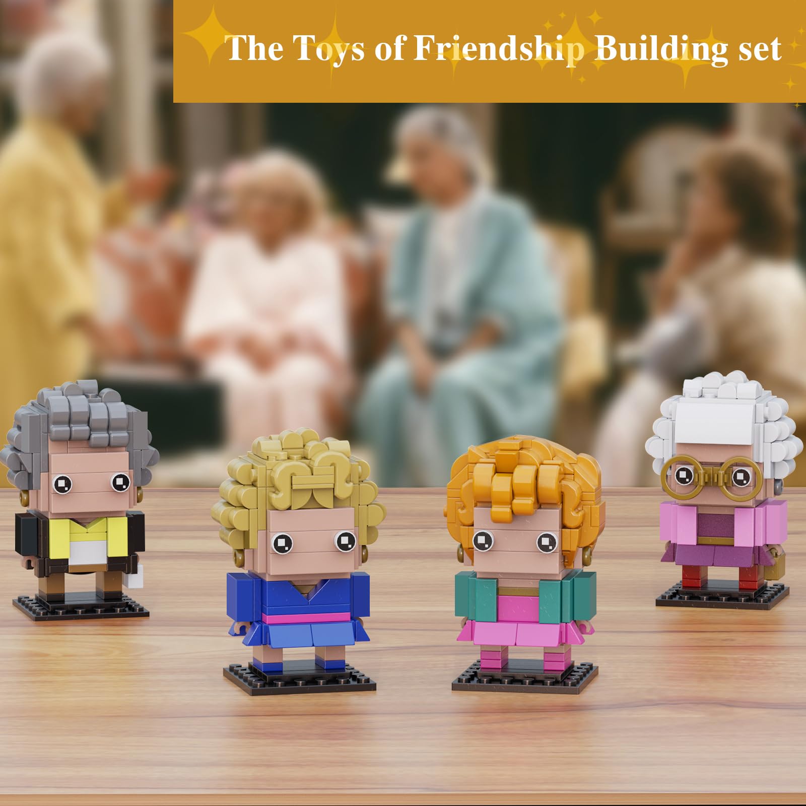 GIKCFSTBLA Four-older-girls figures for nostalgic play and collection display