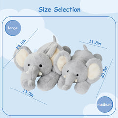 GILFWM Elephant Plush washable outer cover for easy cleaning after play.