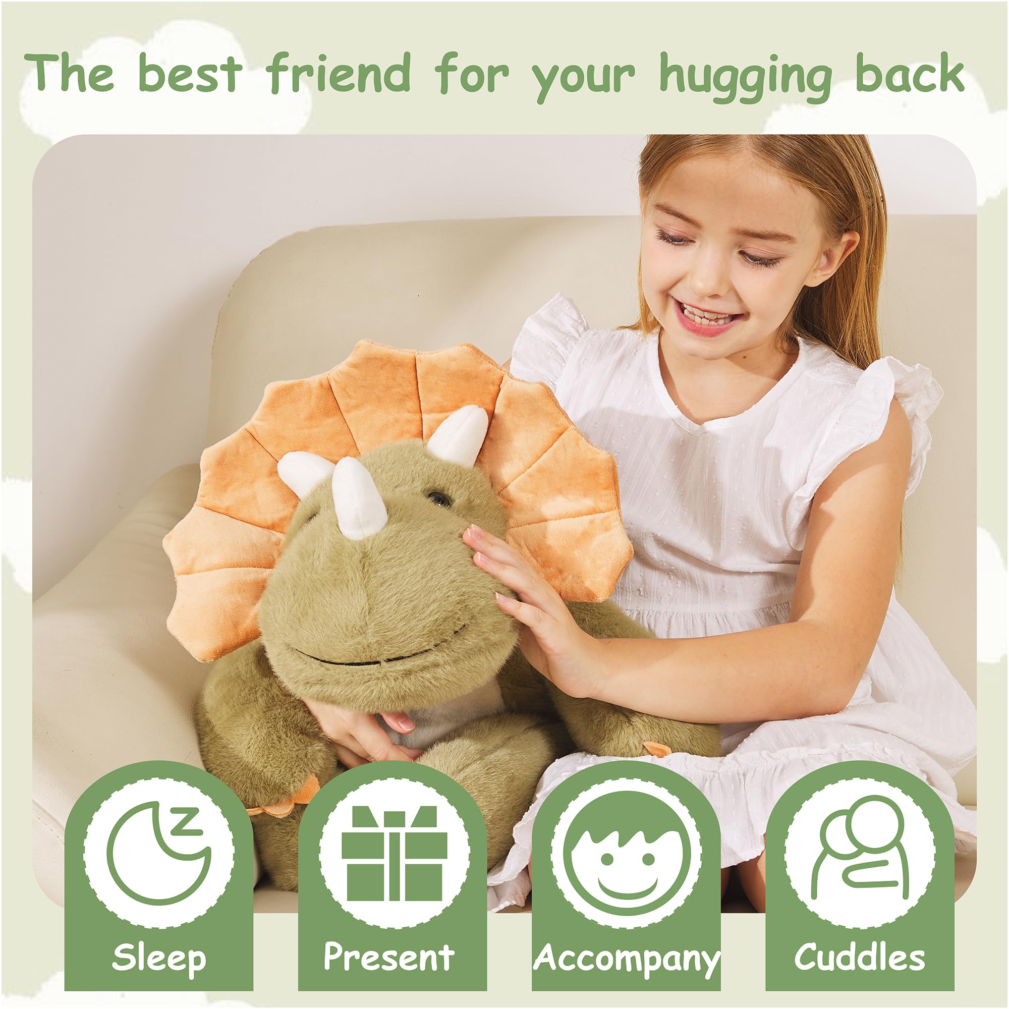 GILFWM versatile plush for sofa cuddles, travel, and playtime