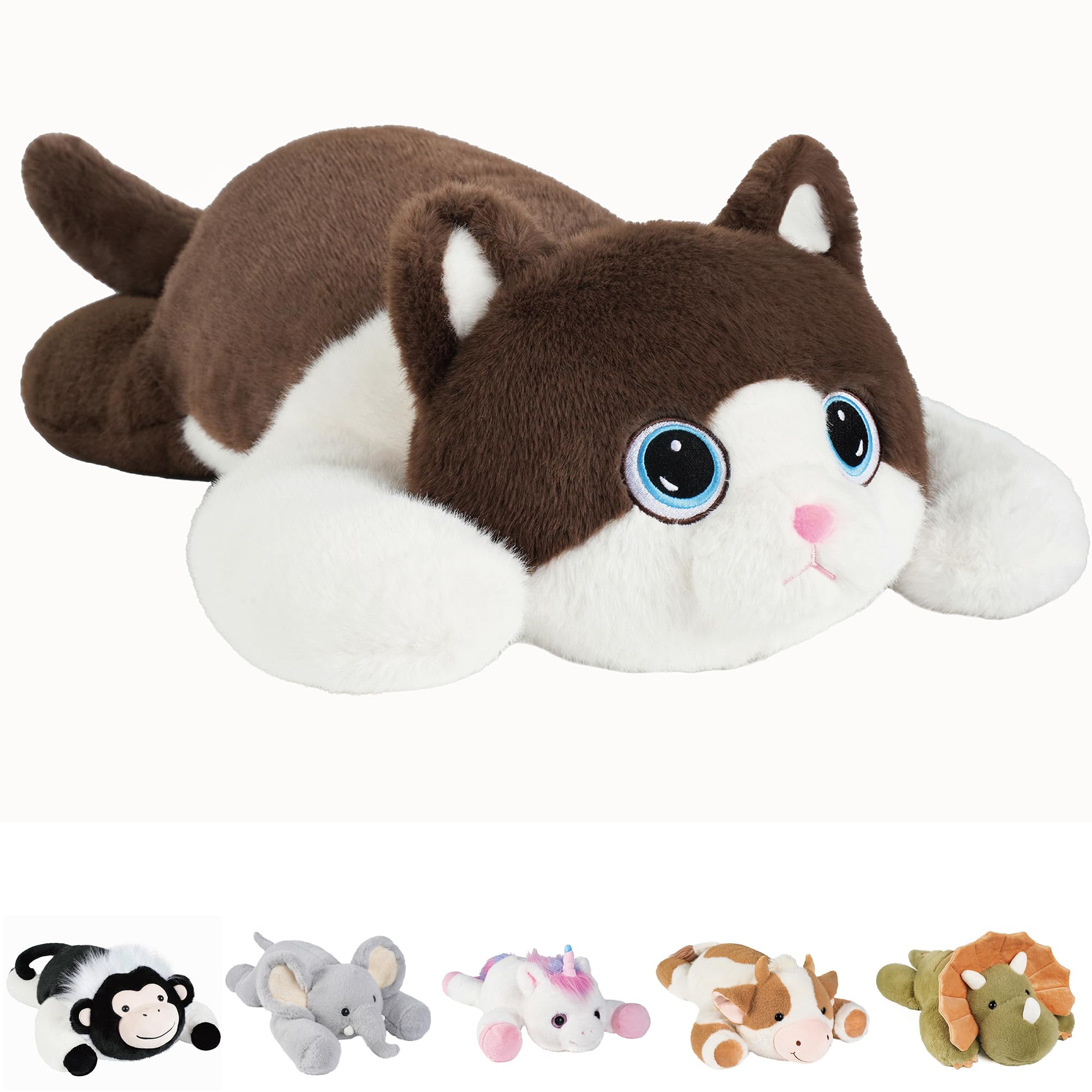 GILFWM weighted-cat-soft-fur-hug showcases a comforting cuddle.