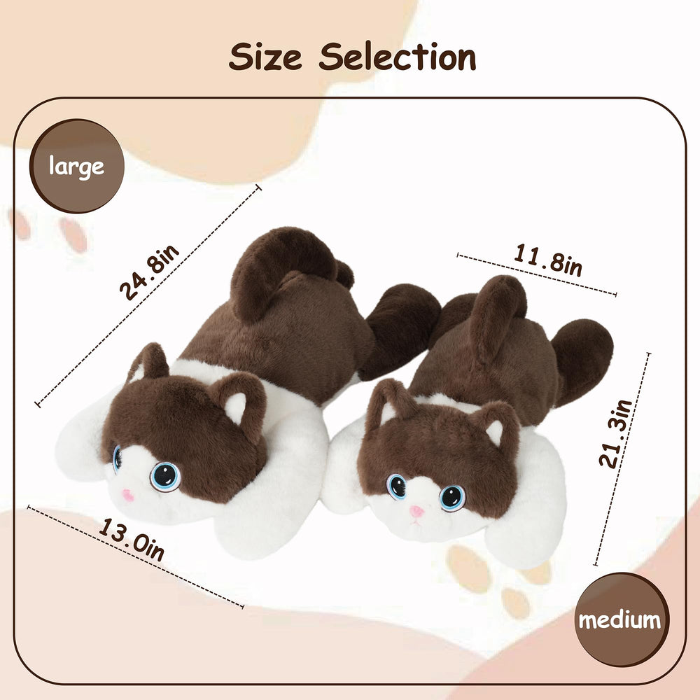 GILFWM weighted-cat-washable-outer-layer keeps plush fresh.