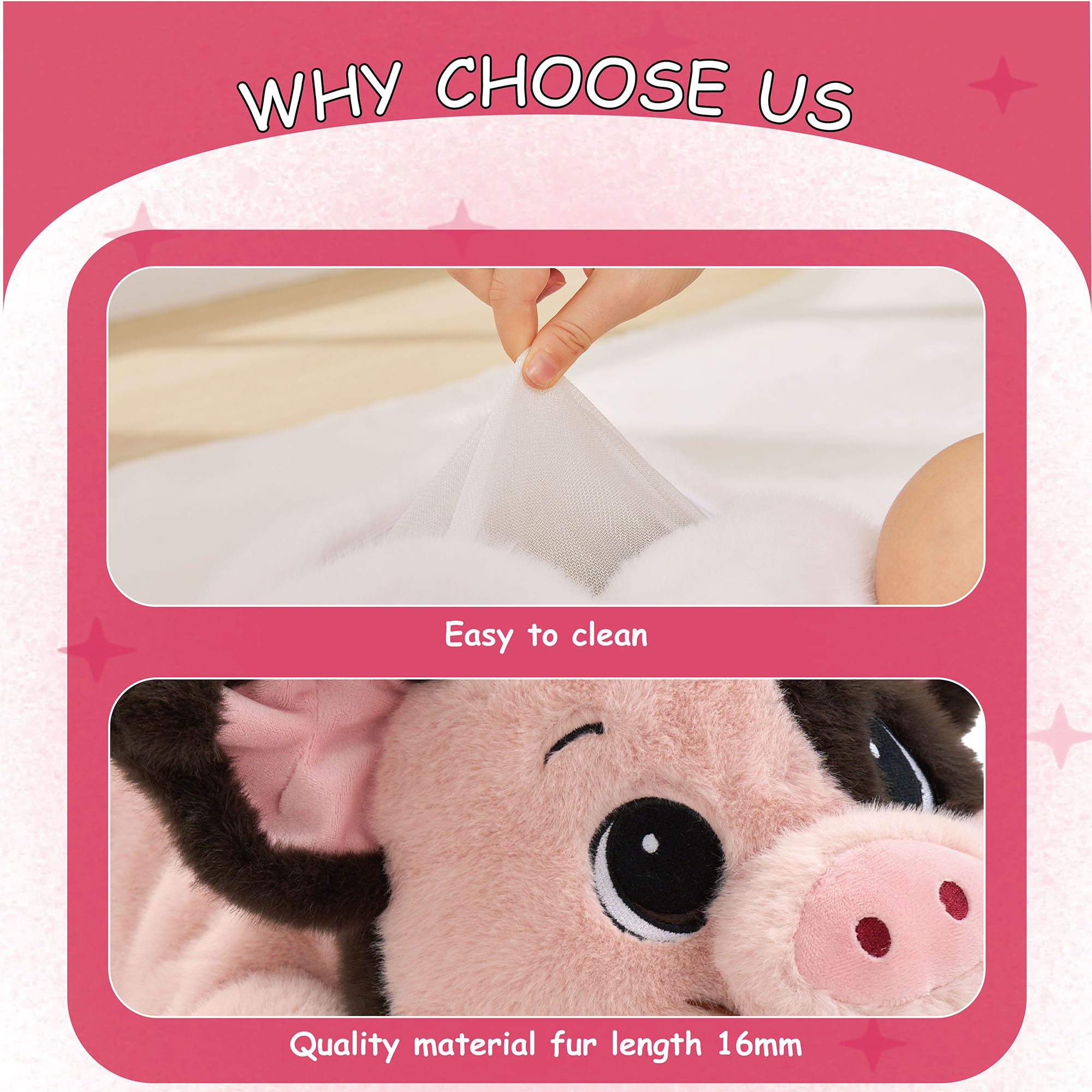 GILFWM removable weights and washable cover simplify cleaning.