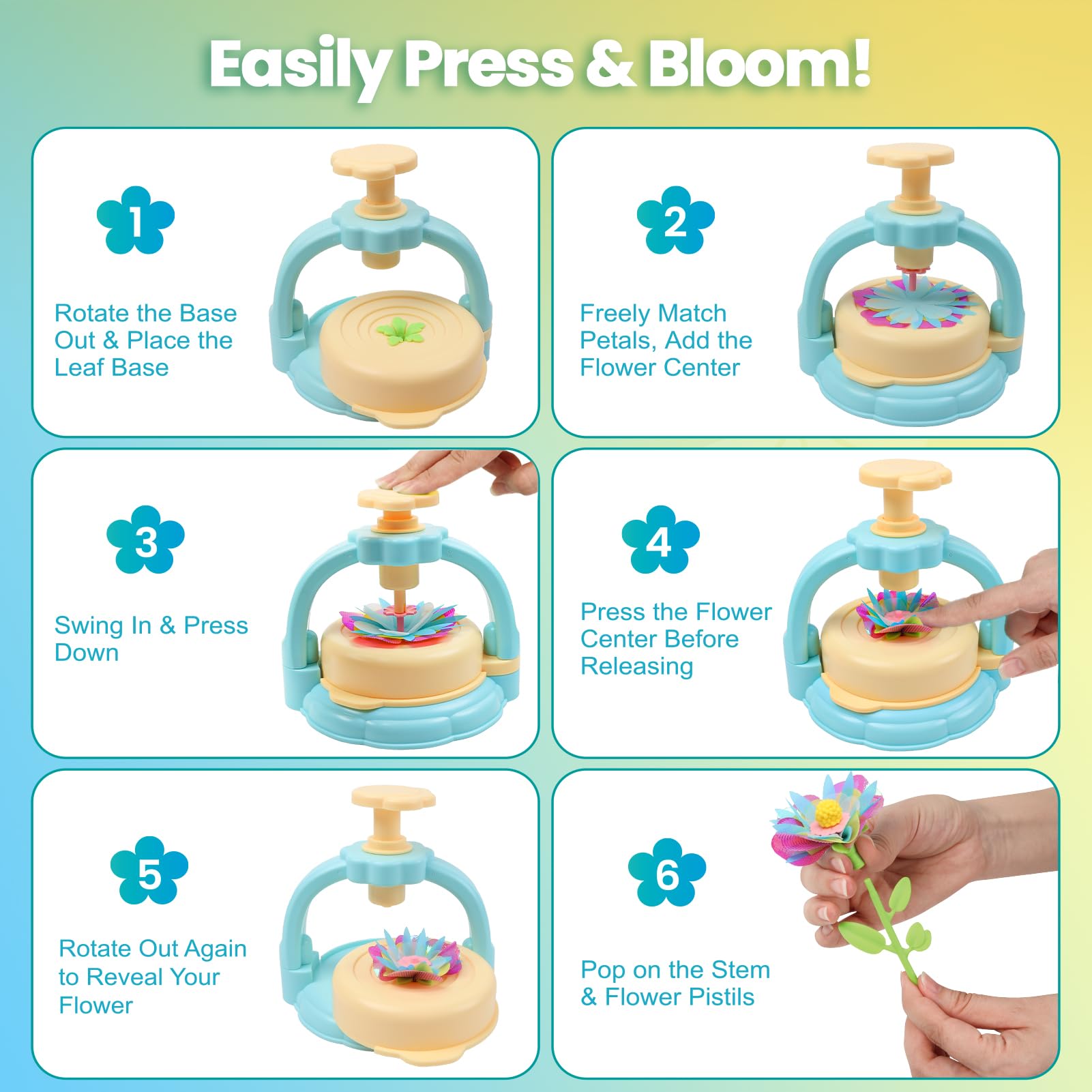 GILI Flower Craft Kit encourages family bonding during crafts.