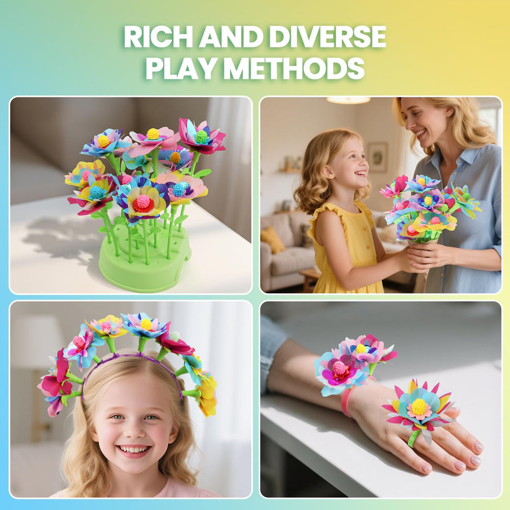 GILI Flower Craft Kit includes a storage bucket for display.