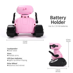 GILOBABY robot body in ABS material highlights safe, durable construction for active play.