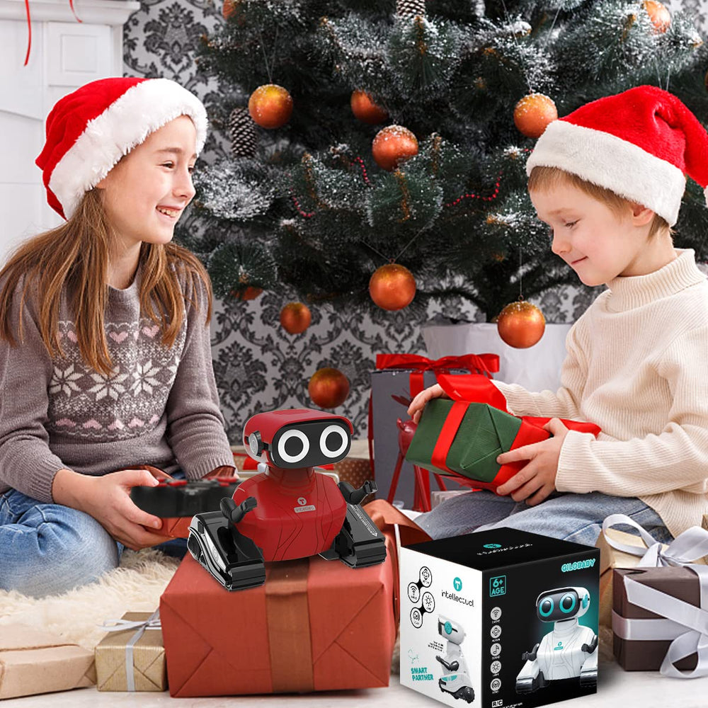 GILOBABY robot toy red design sparks imaginative play and gifting