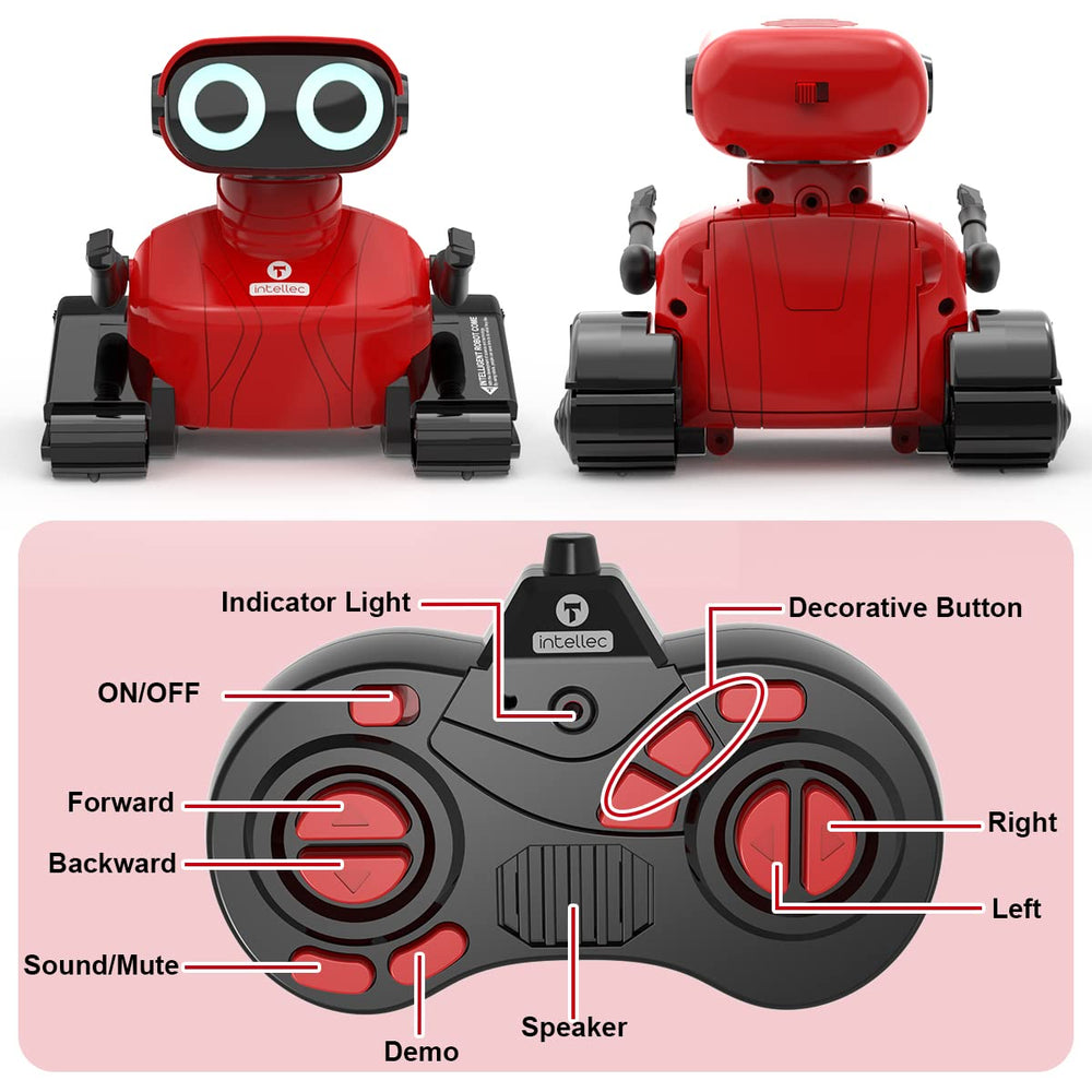 GILOBABY robot toy remote control guides actions and dances