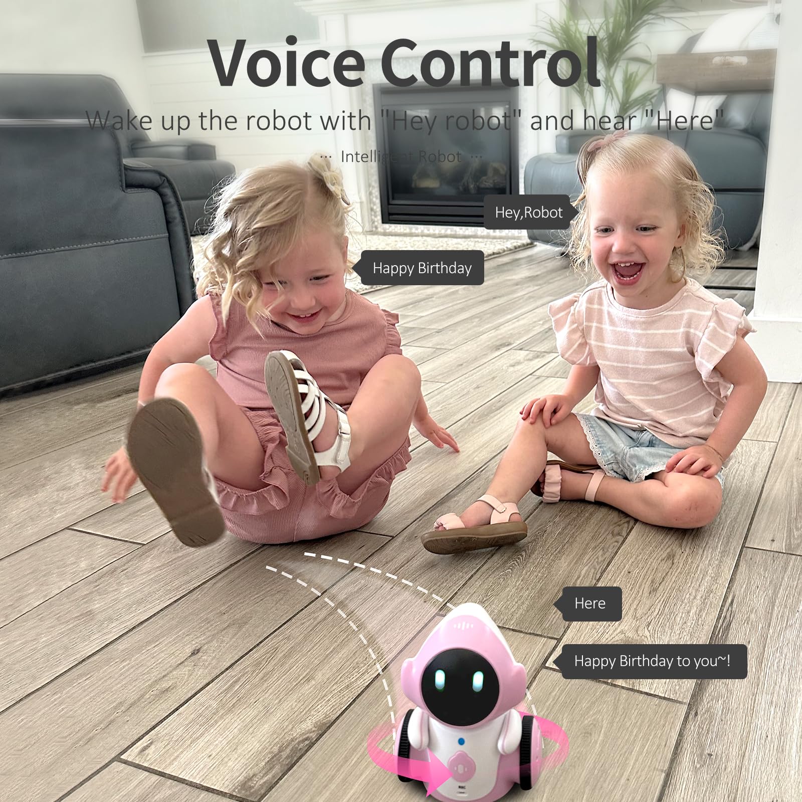 GILOBABY robot toy repeat playback brings saved messages to life.