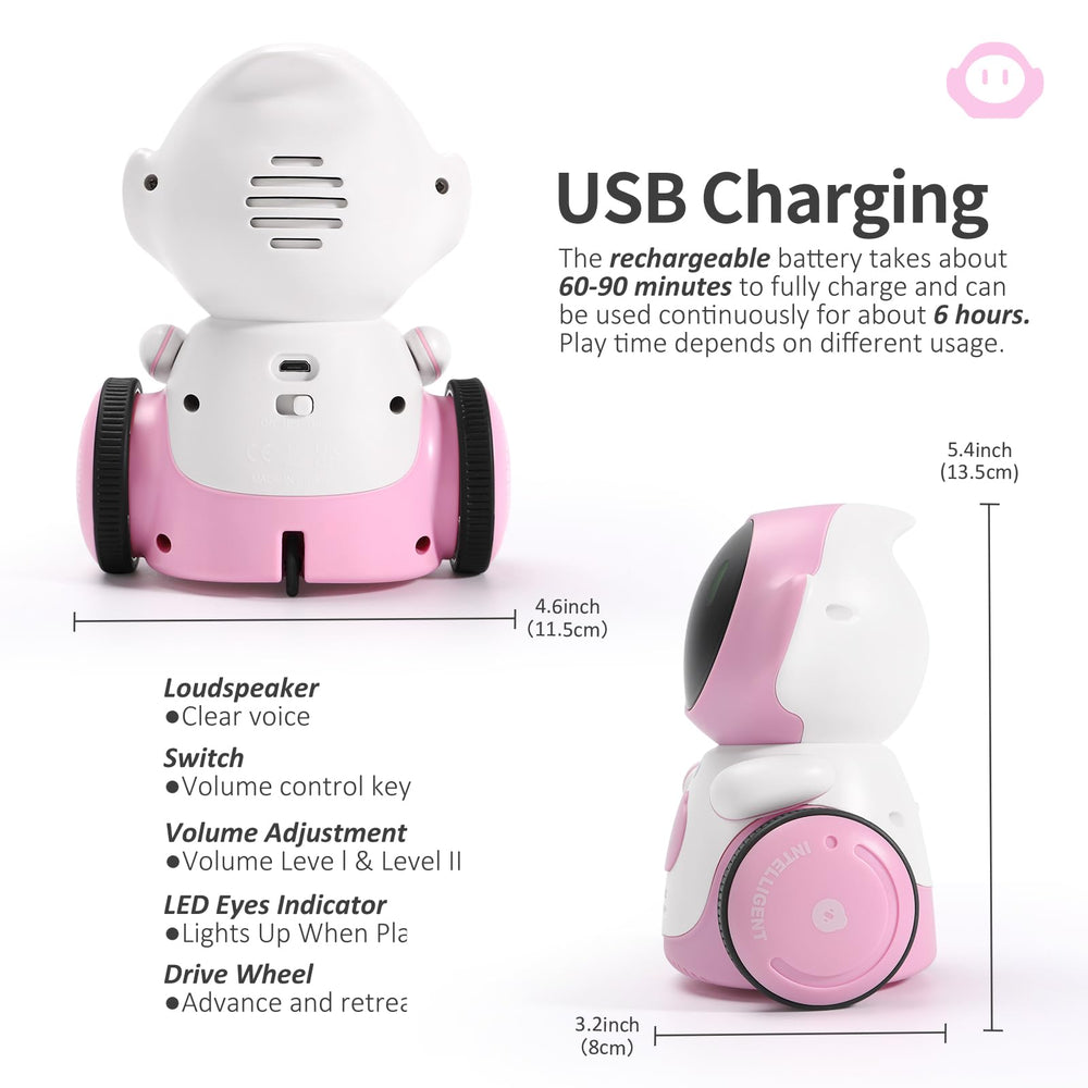 GILOBABY robot toy safety-focused ABS construction with BPA-free materials.