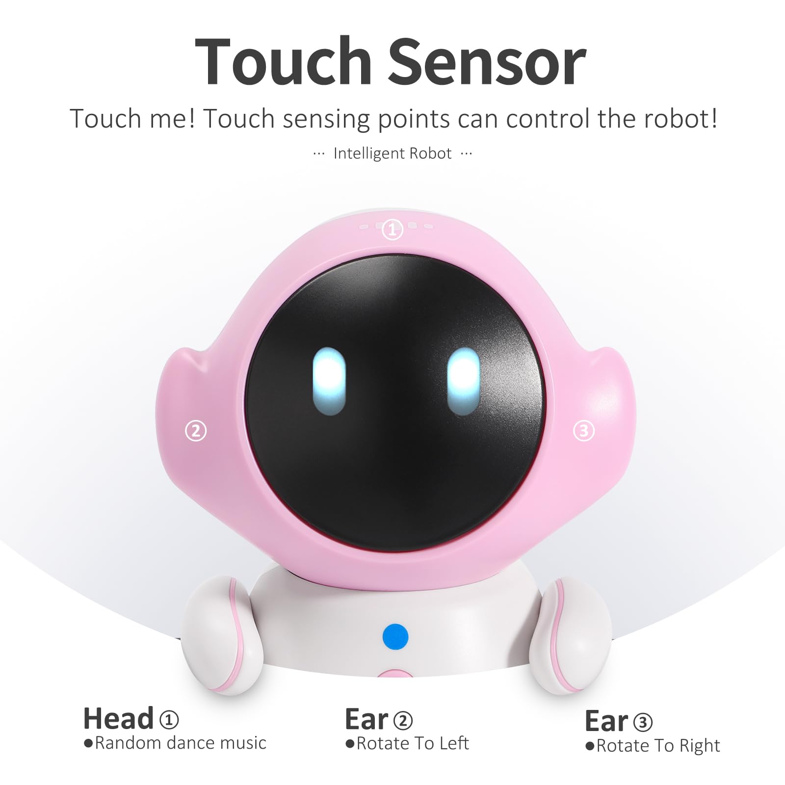 GILOBABY robot toy USB charging setup for convenient on-the-go power.