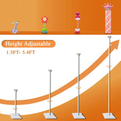 GIMCALO balloon arch kit durable base for wind-resistant installations