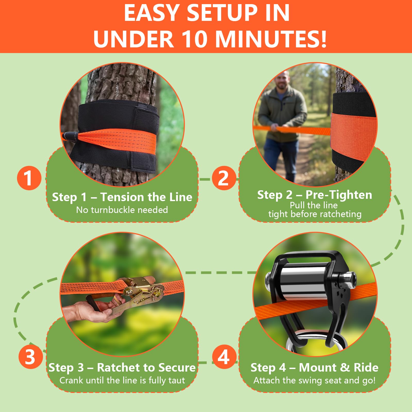 GIMPYN tree protectors installed to shield bark during backyard adventures.