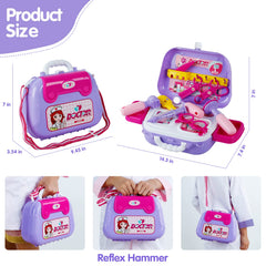 GINMIC doctor kit toddler thermometer promotes counting feelings and safe health checks during play.