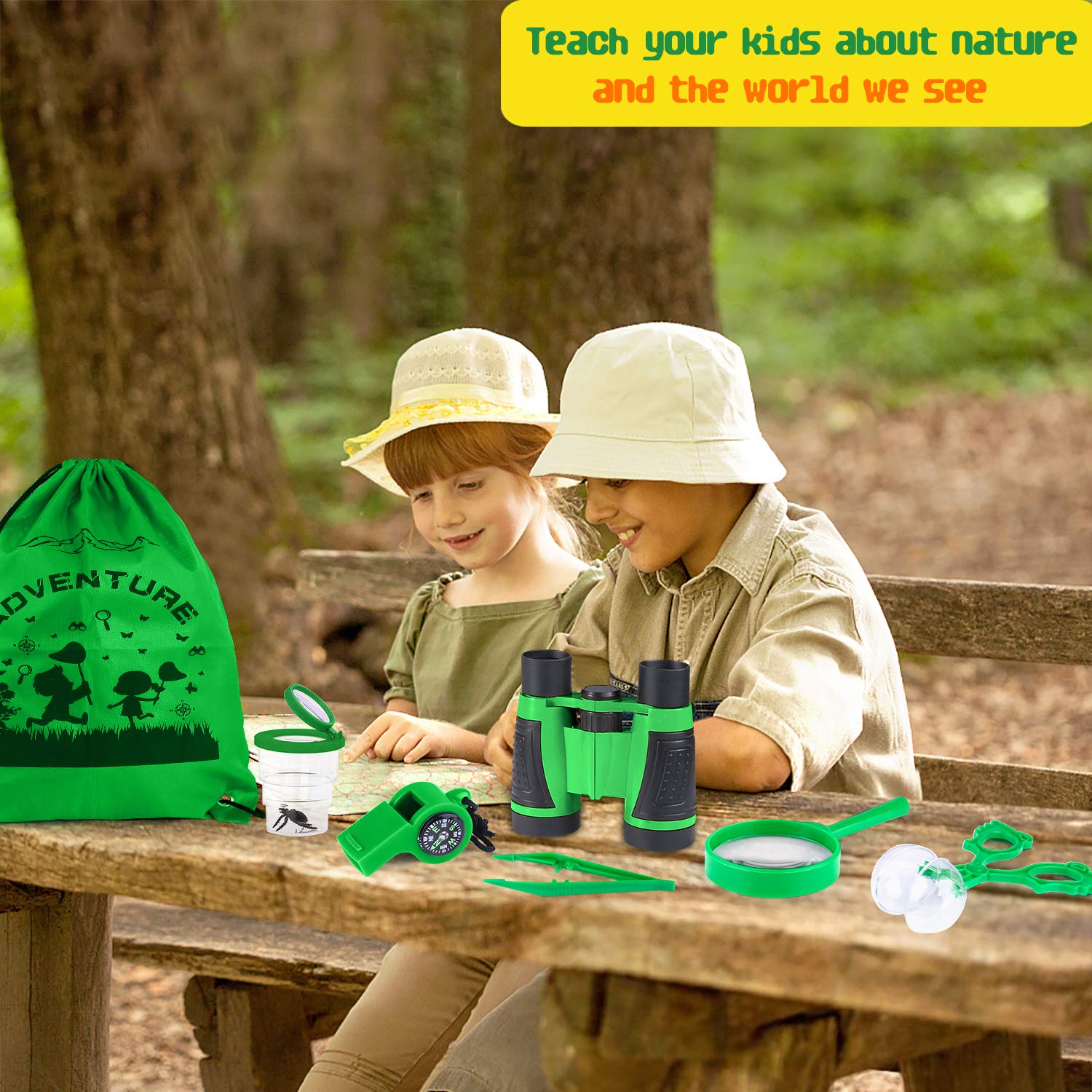 GINMIC Kids Explorer Kit bug container viewer for safe insect study.