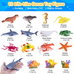GINMIC dolphin figure with vibrant colors for interactive pretend play