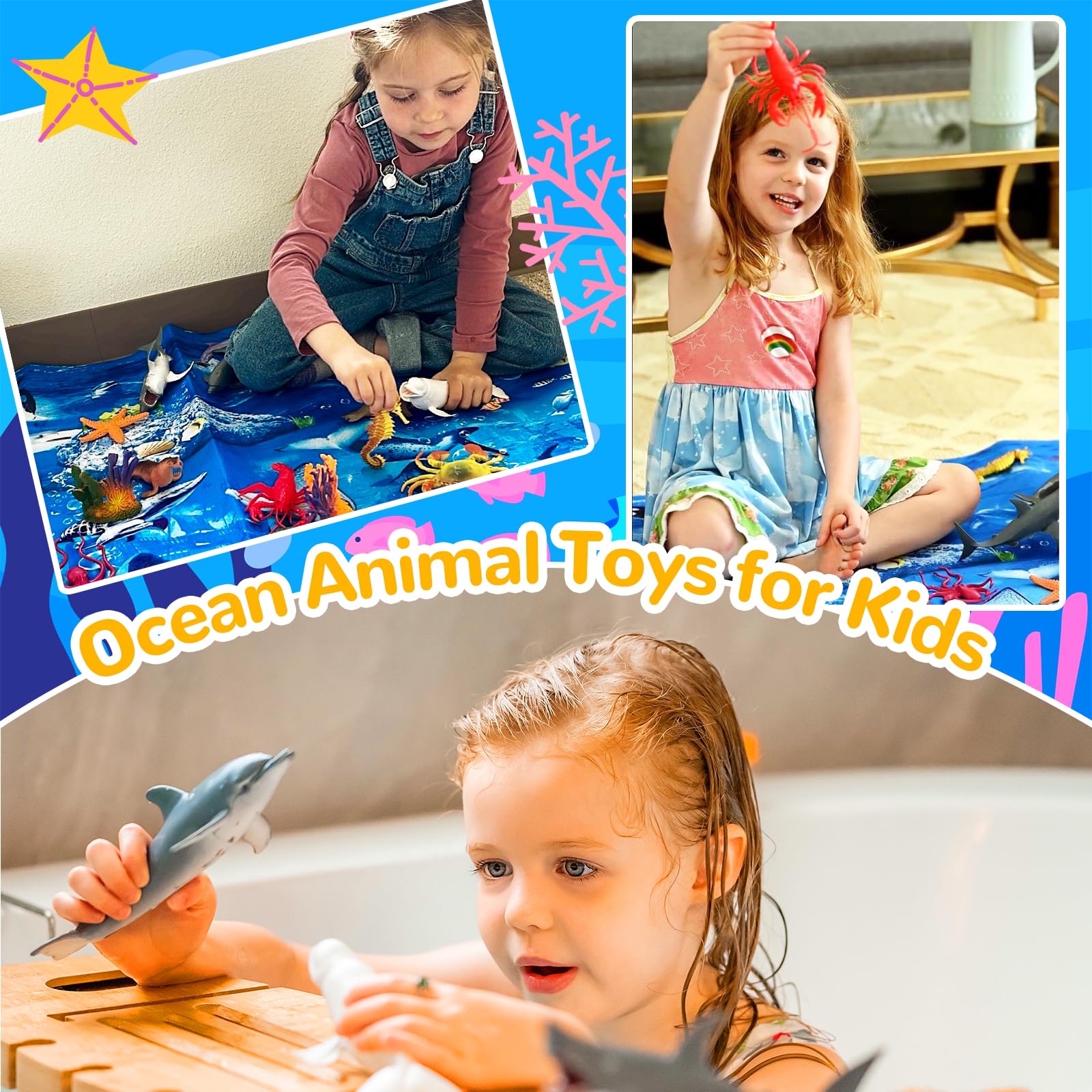 GINMIC whale toy on the mat for imaginative ocean adventures