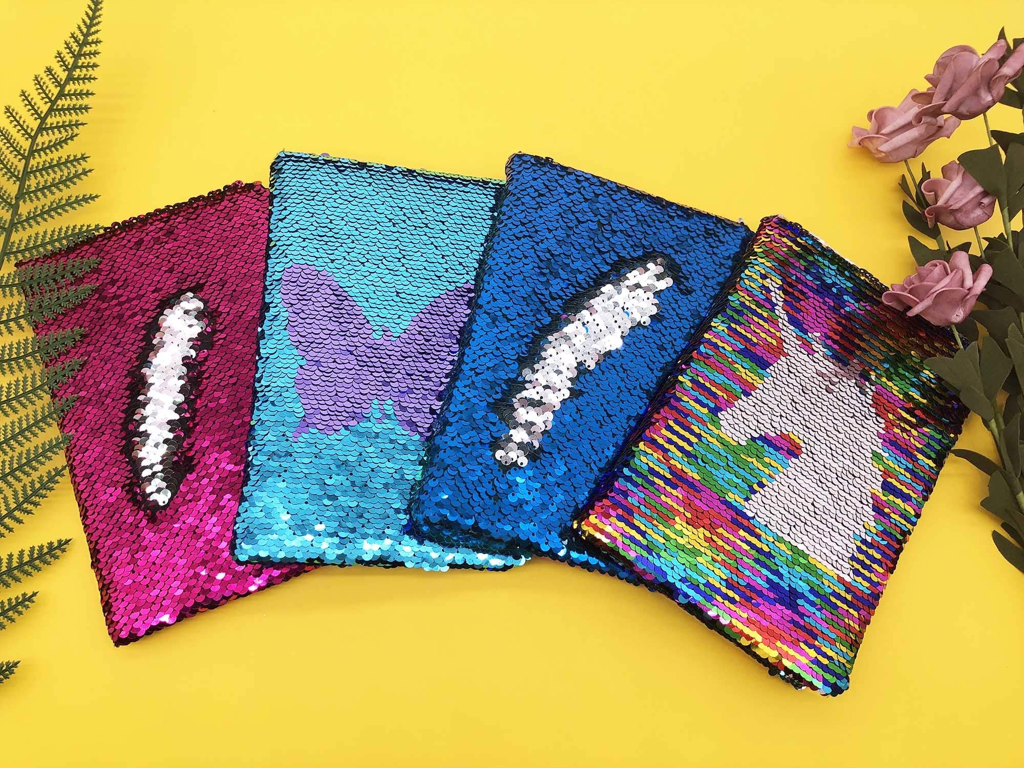 GINMLYDA Sequin diary for kids travels easily in small bags.
