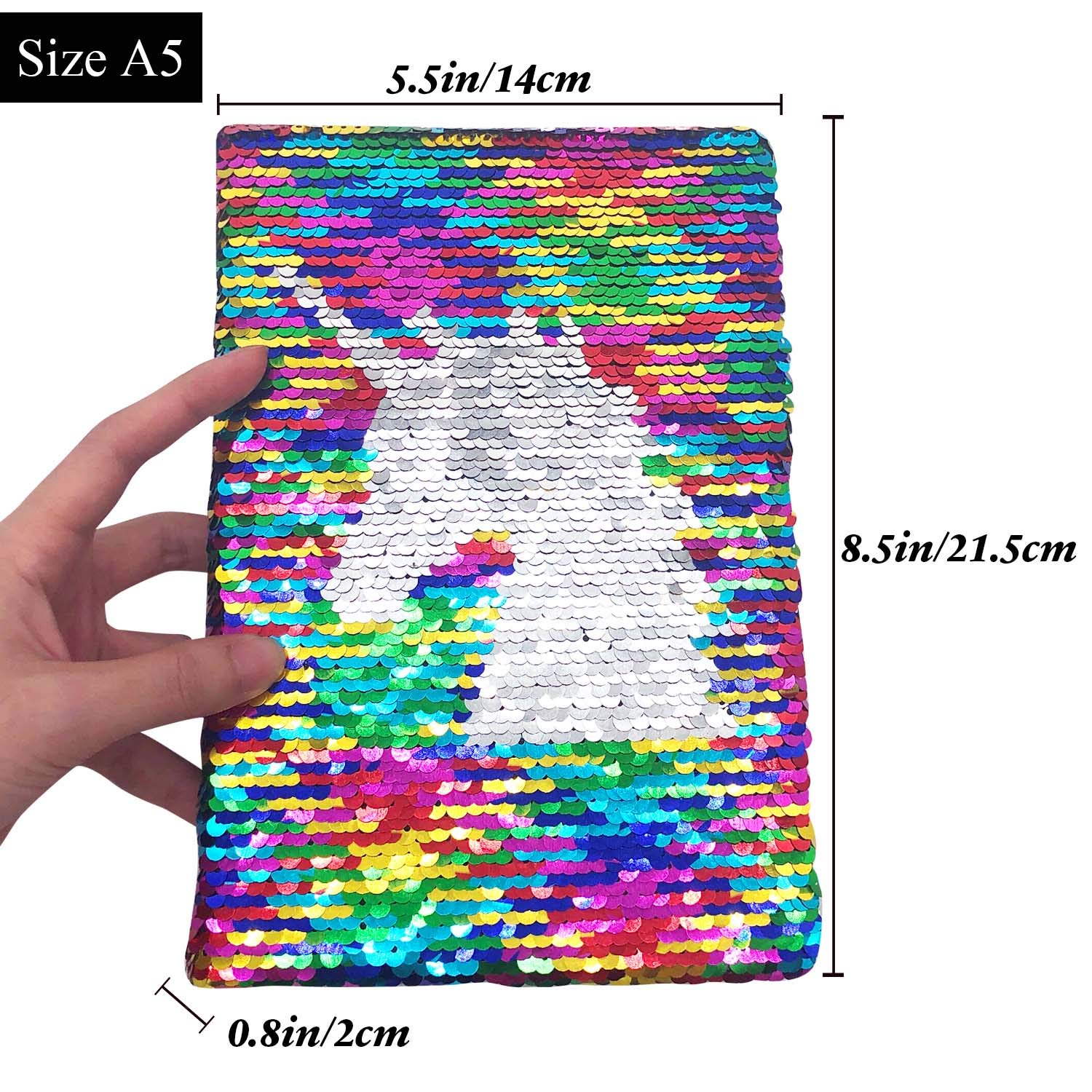 GINMLYDA compact journal size fits backpacks for on-the-go crafting
