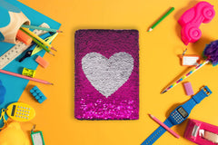 GINMLYDA Sequin Girls Journal invites doodling and journaling during quiet moments.
