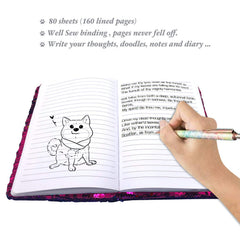 GINMLYDA Sequin Girls Journal makes a thoughtful gift for birthdays and holidays.