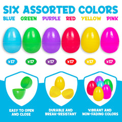 Giraffe Manufacturing BPA-free Easter eggs safe for kids and reuse