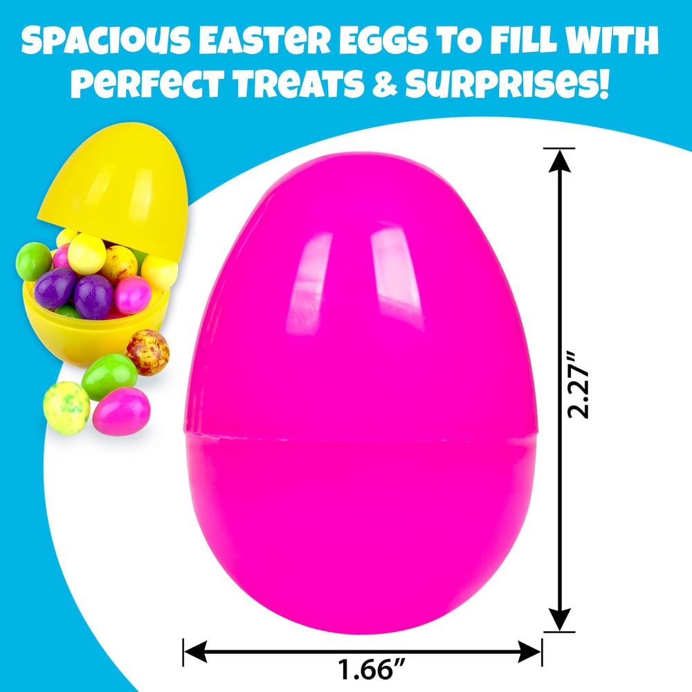Giraffe Manufacturing bulk Easter eggs laid out for events