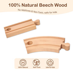 GIRAVO compatible wooden tracks fit major brands for versatile layouts.