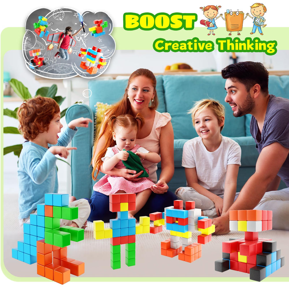 Girigi creative architecture builds with magnetic blocks