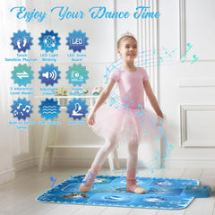 GirlsHome Dance Mat folds for easy storage after lively sessions.