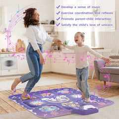 GirlsHome Dance Mat folds compactly for easy storage after play.
