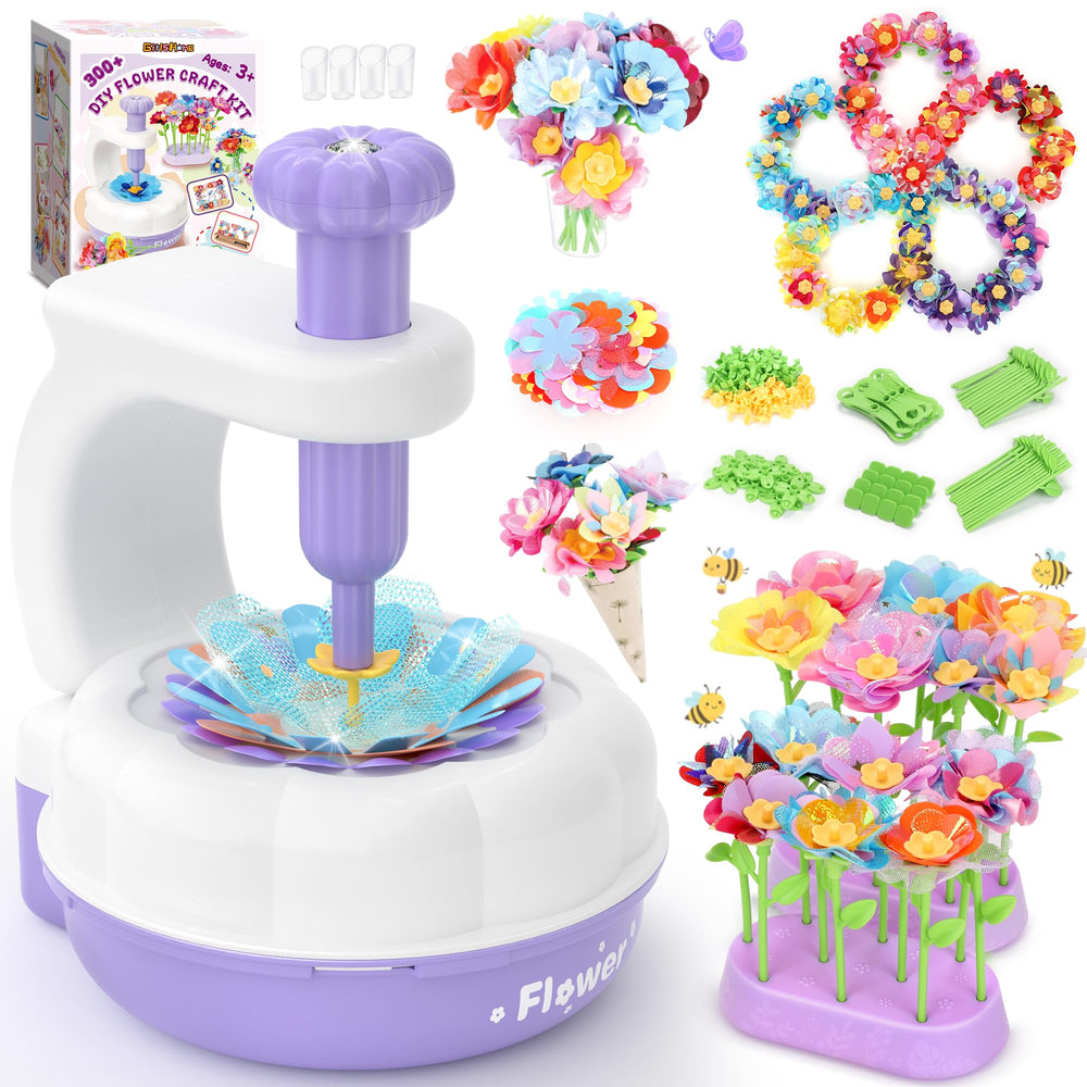 GirlsHome DIY bouquet kit accessories spark imaginative play and color exploration.