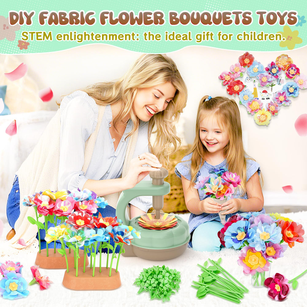 GirlsHome embossing tools create textured petals for distinctive flower designs.