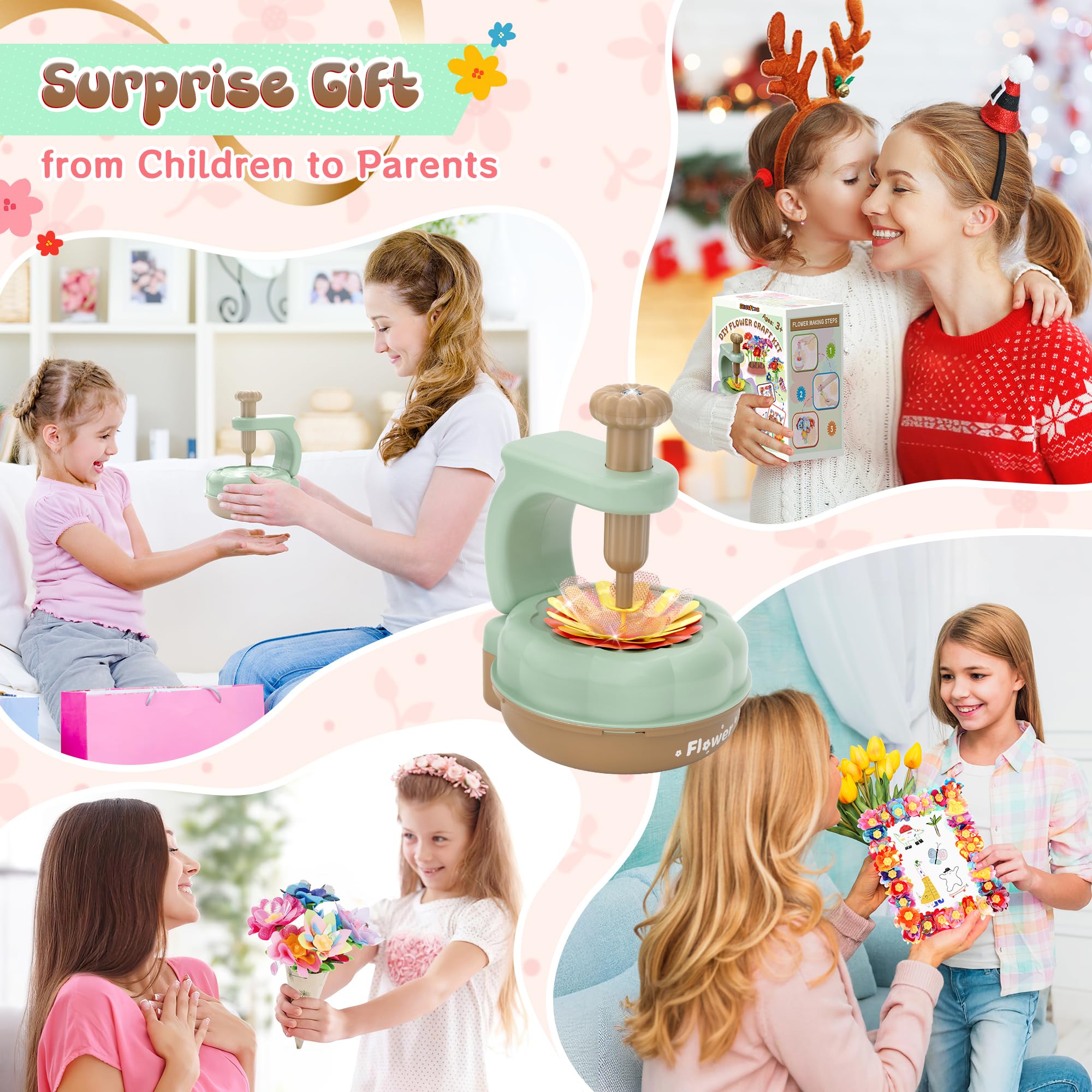 GirlsHome family time blooms through guided crafts and shared design.